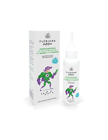Power Health Fleriana AntiLice Shampoo 100ml Περιλαμβάνει Ειδικό Χτενάκι - 5200102460817