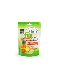Intermed Slim Fix Gummies, Ζελεδάκια Για Απώλεια Βάρους με Γλυκομμανάνη Ανανάς, 42 ζελεδάκια - 5205152008972