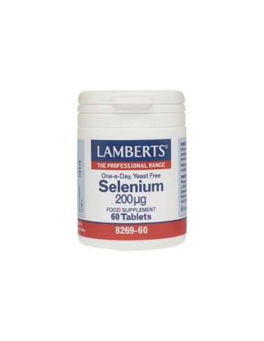 Lamberts Selenium 200mg 60tabs - 5055148402891