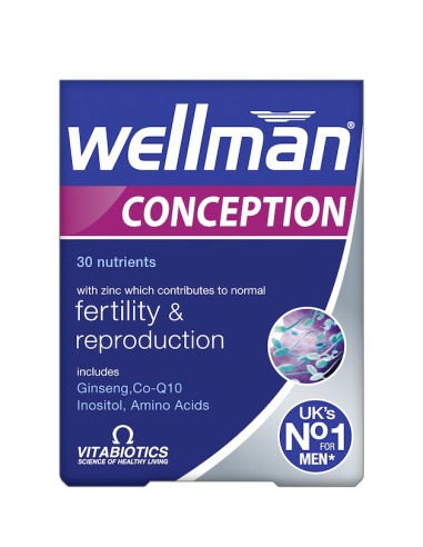 Vitabiotics Wellman Conception, 30tabs - 5021265223534