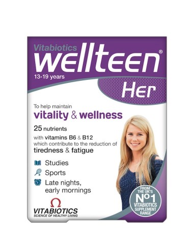 Vitabiotics Wellteen Her 30tabs - 5021265247318