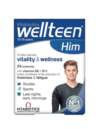 Vitabiotics Wellteen Him 30tabs - 5021265247325