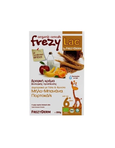 Frezyderm Frezylac Bio Cereal Δημ-Γάλα-Μηλ-Μπαν-Πορτ 200gr - 5202888105401