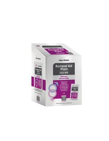 Frezyderm Rectanal Aid Wipes Extra Mild, 20 φακελάκια - 5202888227318