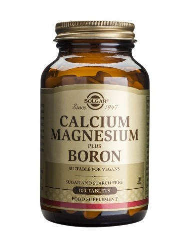 Solgar Calcium Magnesium + Boron 100tabs - 033984005150