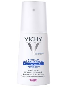 Vichy Deodorant 24h Extreme Fresh Spray 100ml - 3337871310783