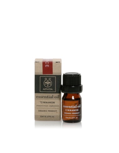 Apivita Essential Oil Cinnamon - Κανέλα 5ml - 5201279005009