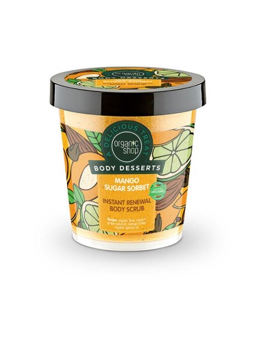 Natura Siberica Body Desserts Mango Sorbet Renewal Body Scrub 450ml - 4744183012080