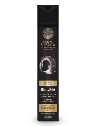 Natura Siberica Men Hairgrowth Shampoo-Activator Beluga 250ml - 4744183012950