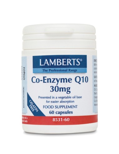Lamberts Co-Enzyme Q10 30mg 60caps - 5055148400132