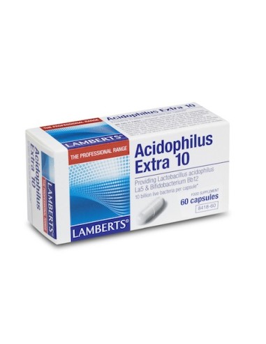 Lamberts Acidophilus Extra 10 60caps - 5055148411541