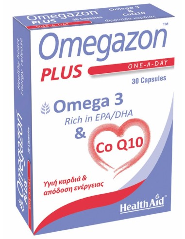 Health Aid Omegazon Plus 30caps - 5019781028931