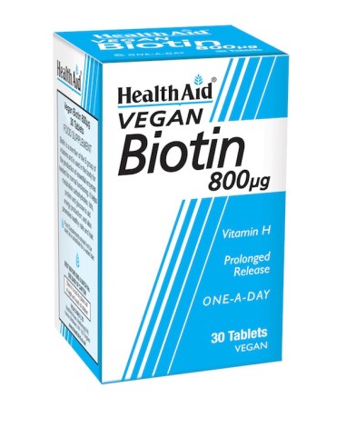 Health Aid Biotin 30tabs - 5019781010707