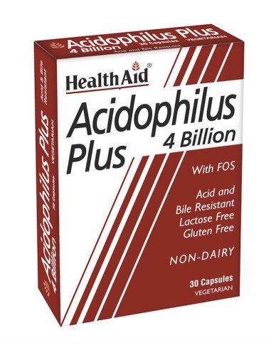 Health Aid Acidophilus Plus 30caps - 5019781012749