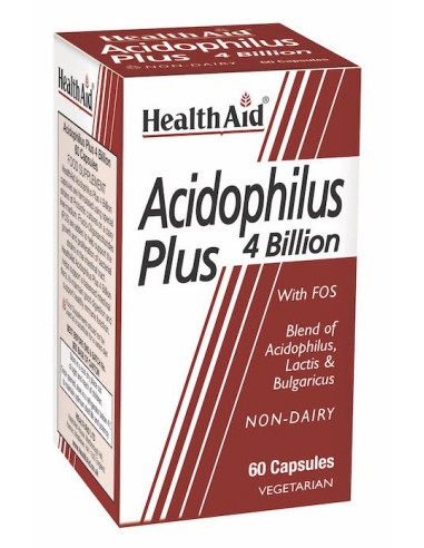 Health Aid Acidophilus Plus 60caps - 5019781015672