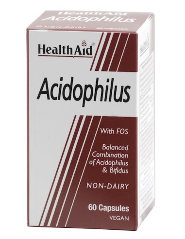 Health Aid Acidophilus 60caps - 5019781015634