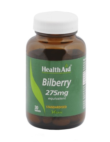 Health Aid Bilberry  30tabs - 5019781025268