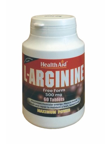 Health Aid L-Arginine 60tabs - 5019781022519