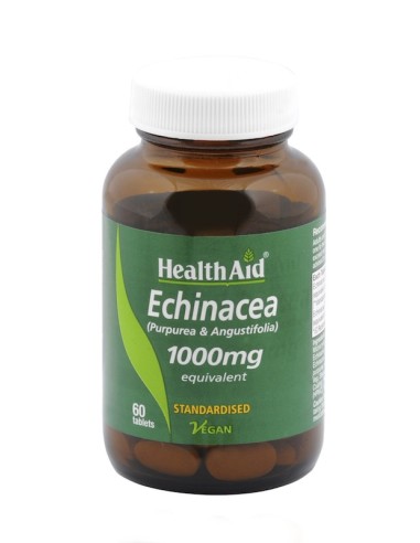 Health Aid Echinacea 1000mg 60tabs - 5019781025060
