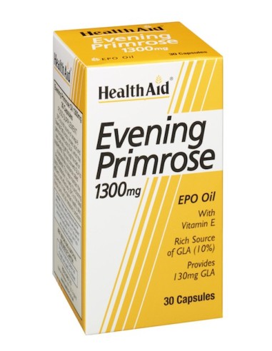 Health Aid Evening Primrose 1300mg 30caps - 5019781013159