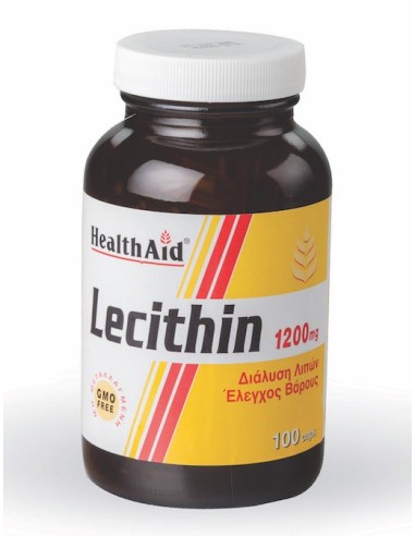 Health Aid Lecithin 1200mg 100caps - 5019781022113