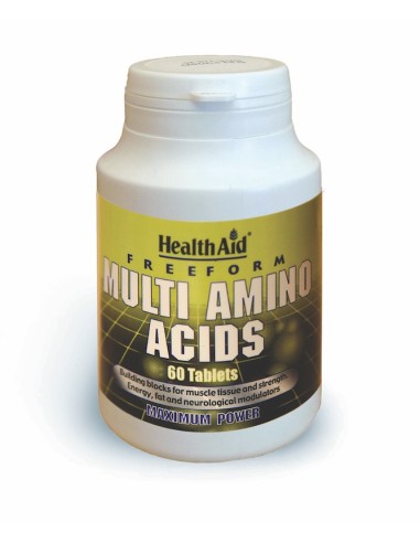 Health Aid Multi Amino Acids 60tabs - 5019781022410