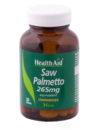 Health Aid Saw Palmetto 30tabs - 5019781025565
